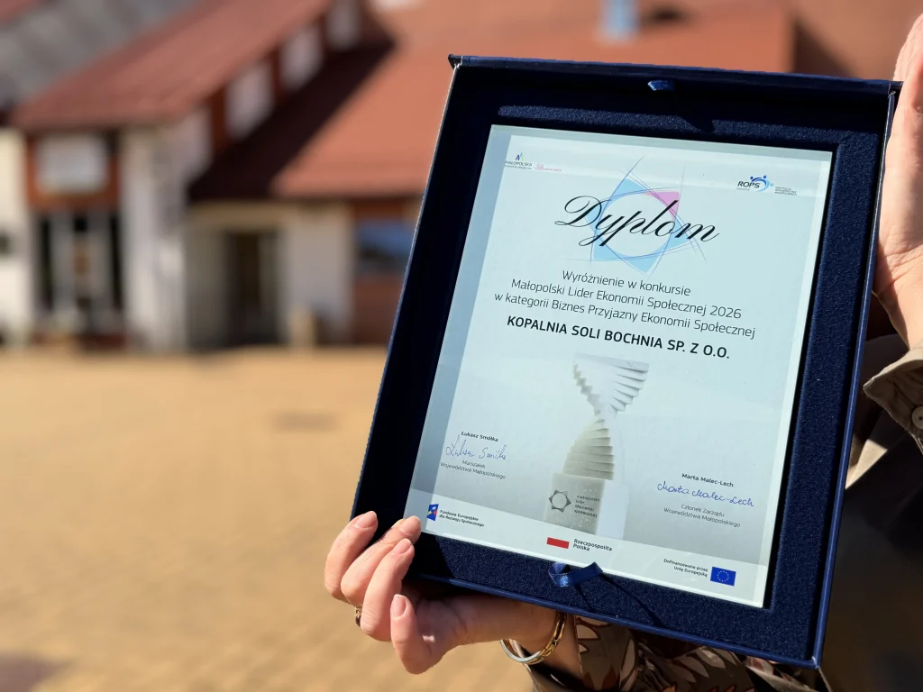 Bochnia Salt Mine honored in the Małopolska Social Economy Leader 2026 contest